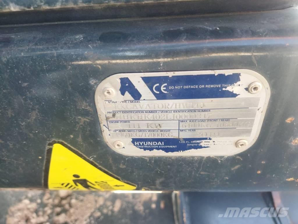 Hyundai HW 140 A Hjulgravere