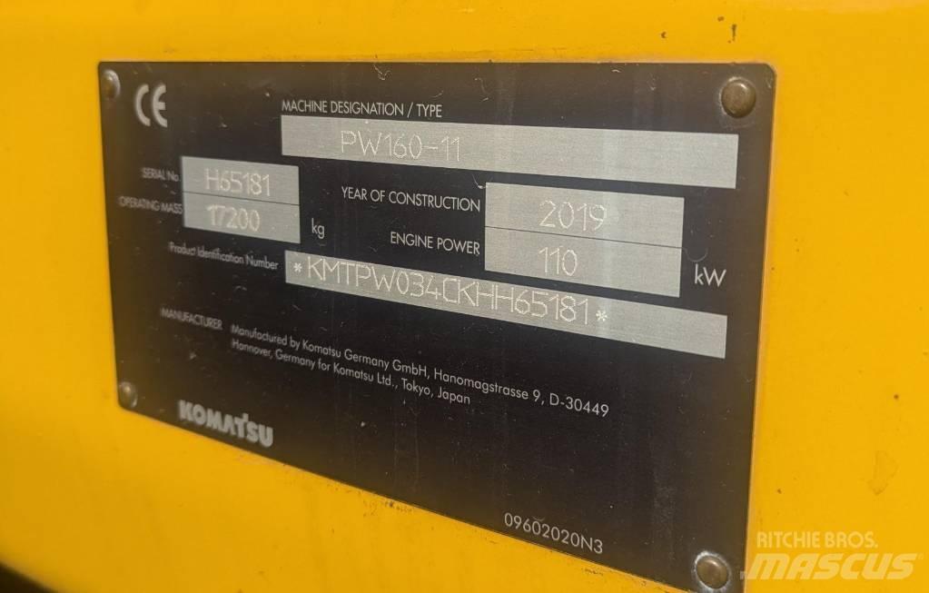 Komatsu PW160-11 Hjulgravere