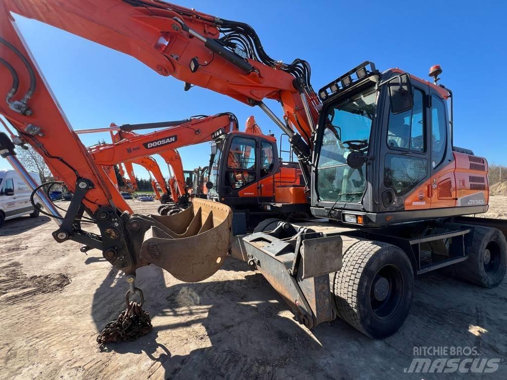 Doosan DX140W-5 Hjulgravere