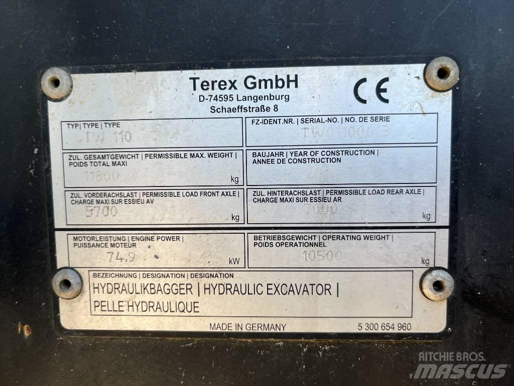 Terex TW 110 Hjulgravere