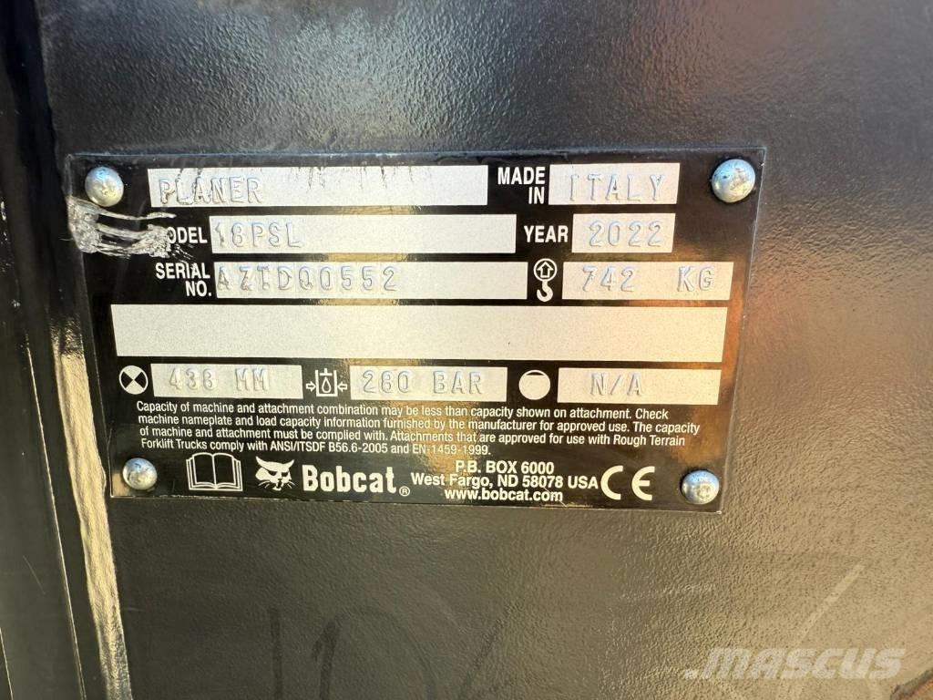 Bobcat 18 PSL Andre komponenter