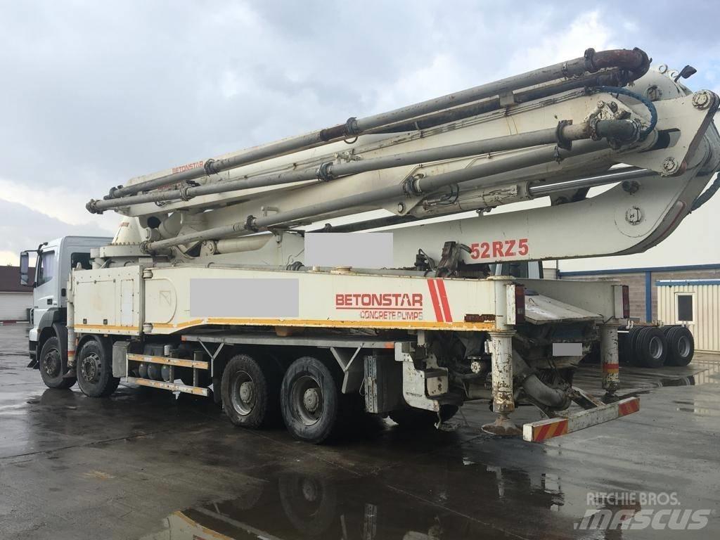 Betonstar 52M-5RZ Betongpumpe biler