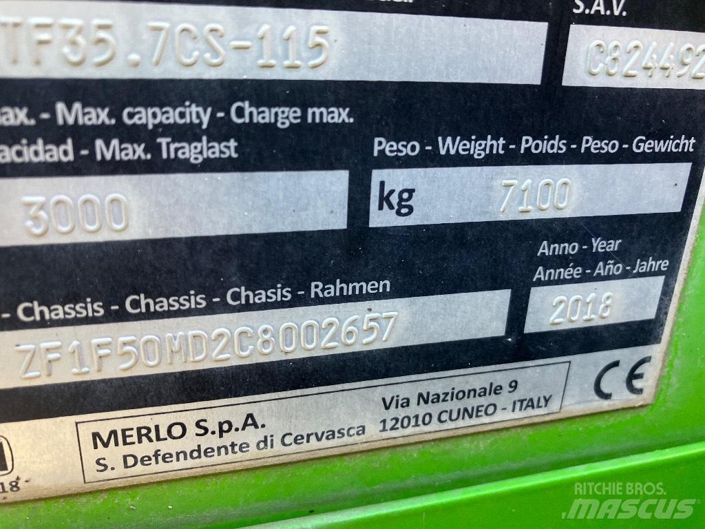 Merlo 35.7 CS Teleskoplastere for Landbruk