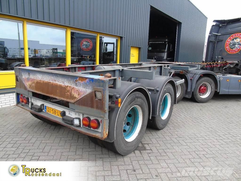  TR'AX 2 AXLE + 20FT Containerchassis Semitrailere