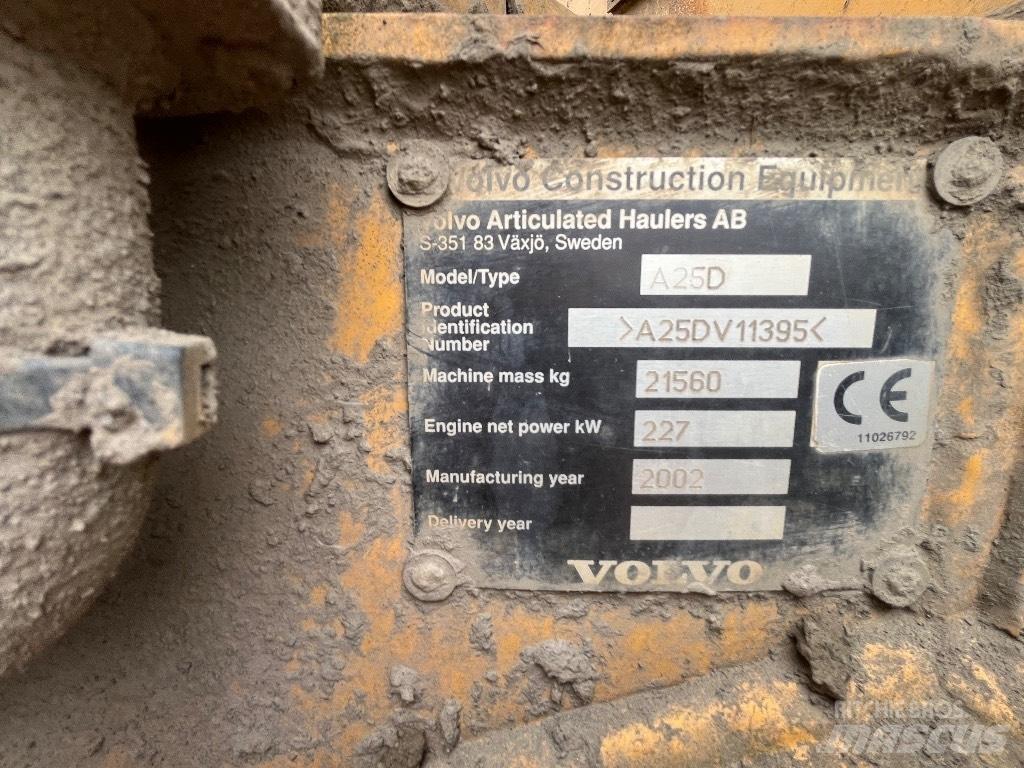 Volvo A 25 D Rammestyrte Dumpere