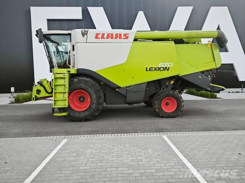 CLAAS Lexion 670 Skurtreskere