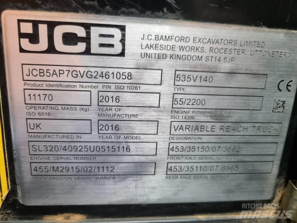 JCB 535-140 Hiviz Teleskoplastere