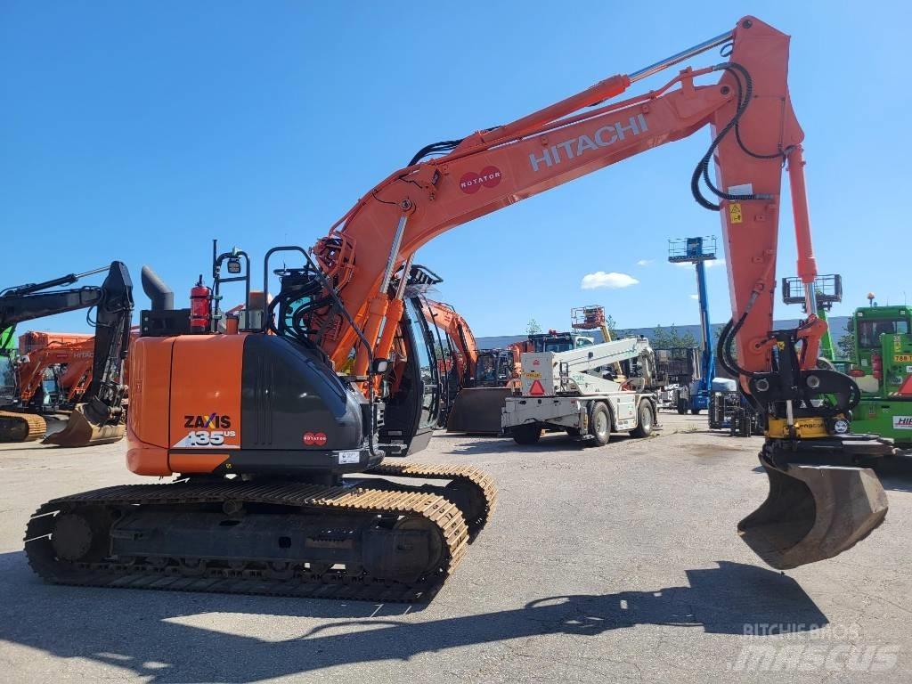 Hitachi ZX 135 US-6 Beltegraver