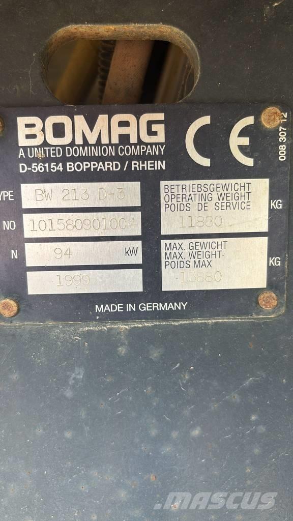 Bomag BW 213 D-3 Valsetog