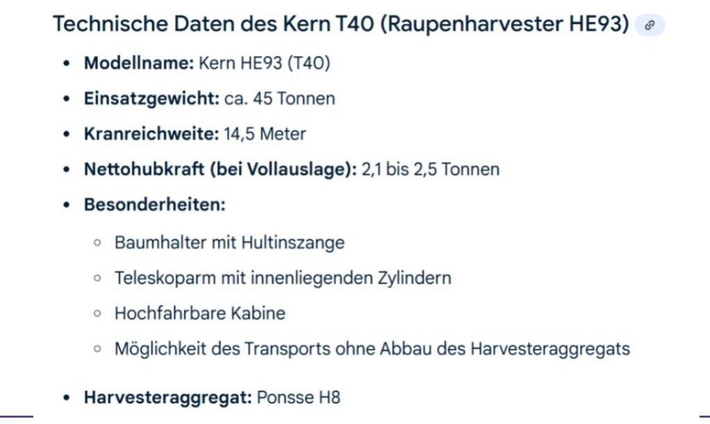Kern T40 Hogstmaskiner