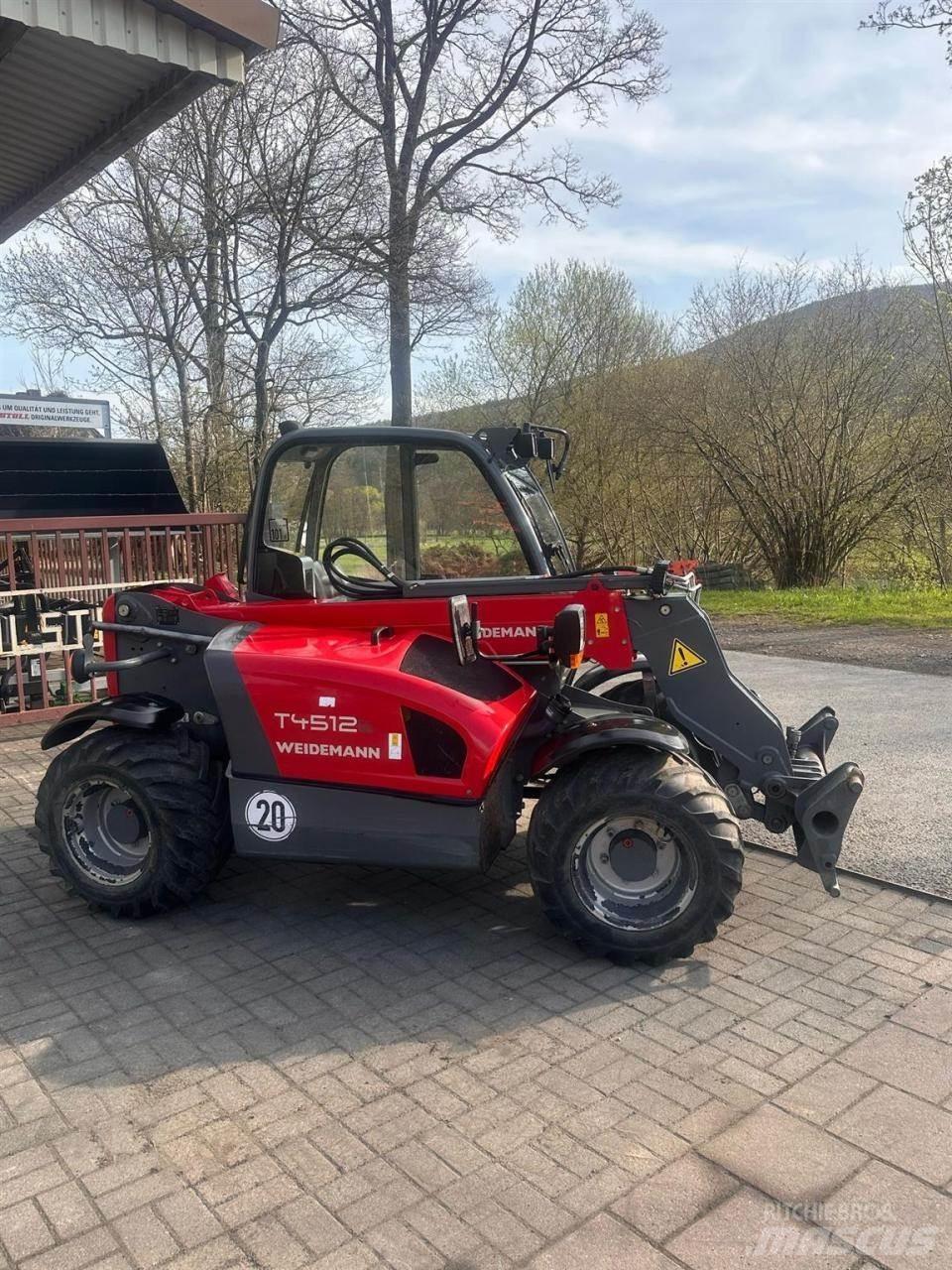 Weidemann T4512 Teleskoplastere for Landbruk