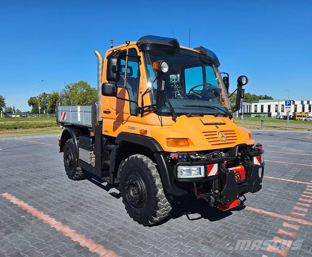 Unimog U400 Liftdumper biler