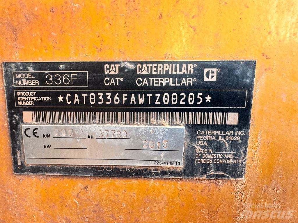 CAT 336 F L Beltegraver