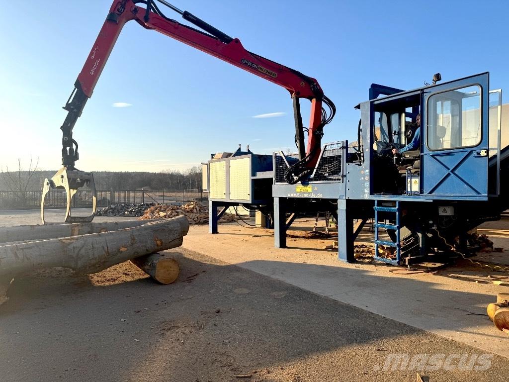  S & Ü SSA 700 Vedkløvere, kappemaskiner og flismaskiner