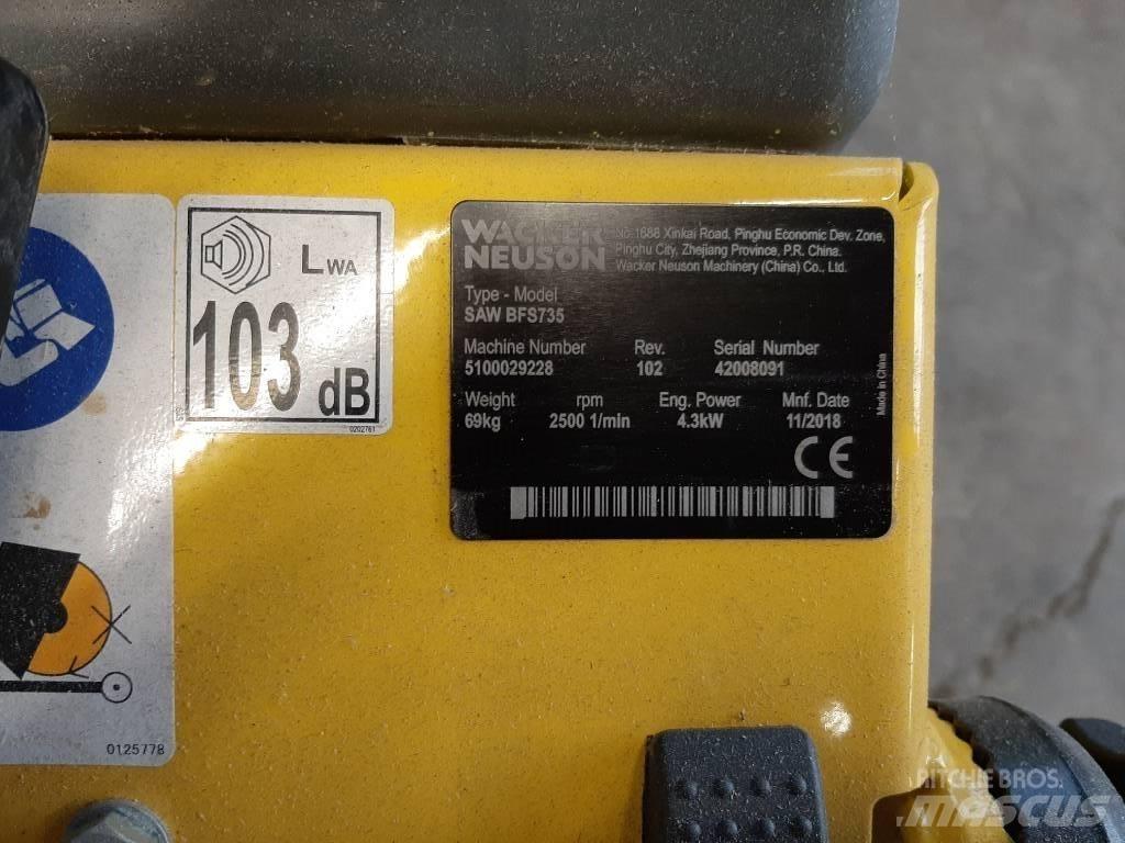 Wacker Neuson BFS735 Stein og betong sager
