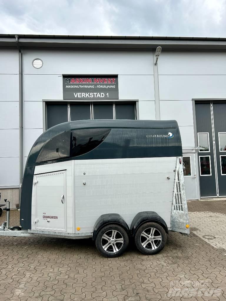  Clear Round  Alu Dyretransport semi-trailer