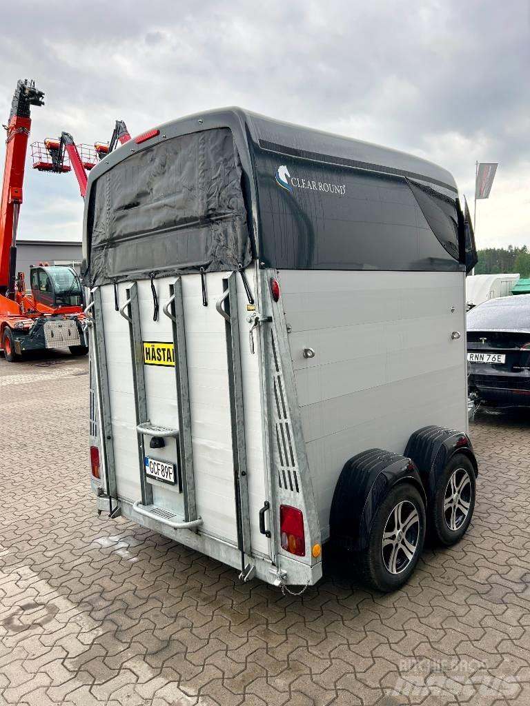  Clear Round  Alu Dyretransport semi-trailer