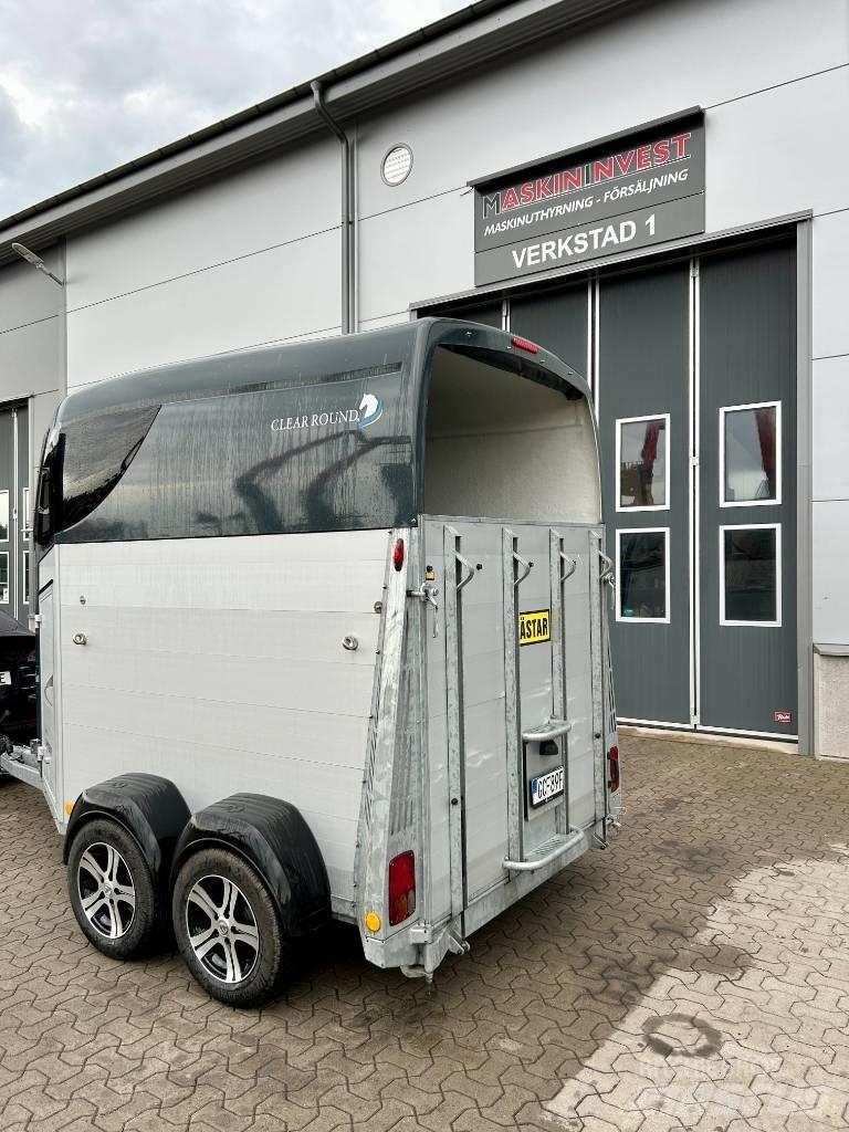  Clear Round  Alu Dyretransport semi-trailer