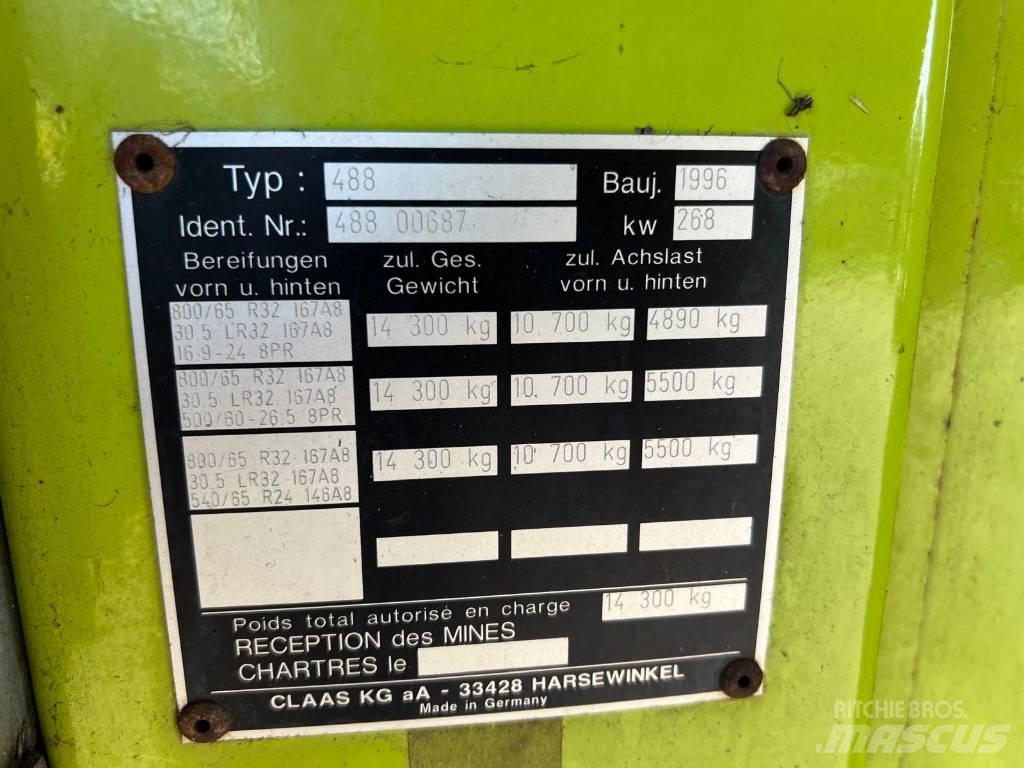 CLAAS Jaguar 840 Selvdrevne fôrhøstere