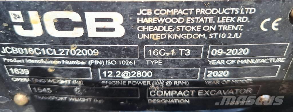 JCB 16 C-1 Minigravere <7t