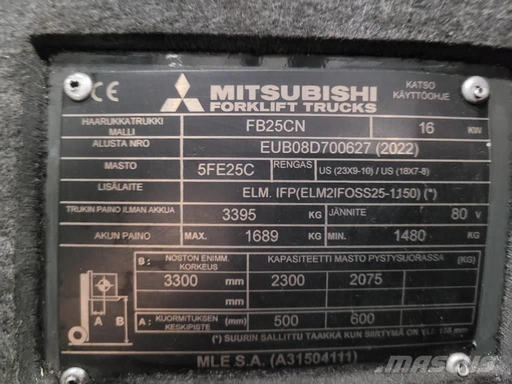 Mitsubishi FB 25 CN Elektriske trucker