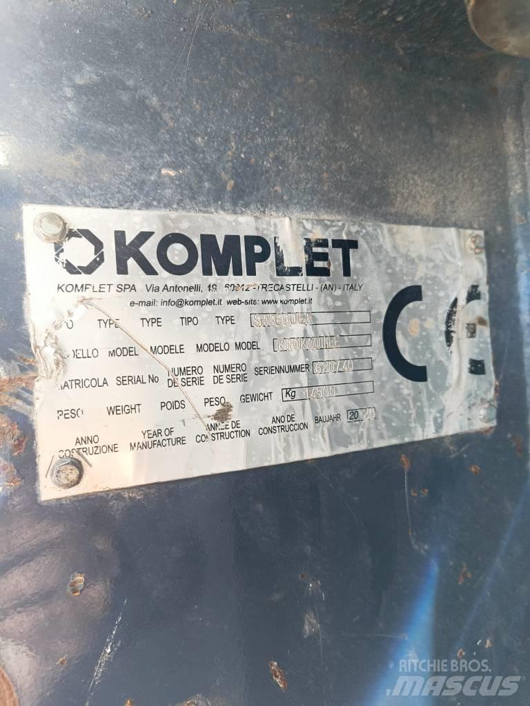 Komplet Krokodile Avfallsknusere