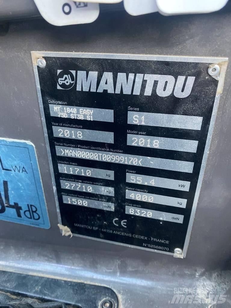 Manitou MT 1840 Teleskoplastere