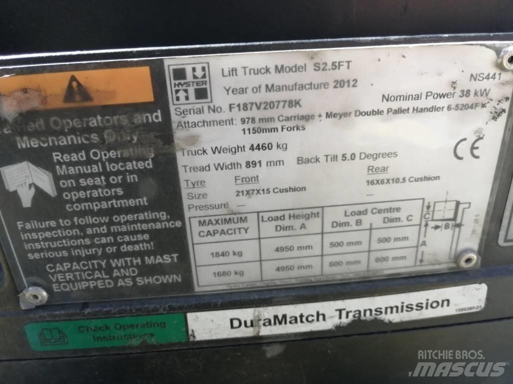 Hyster S2.5FT Propan trucker