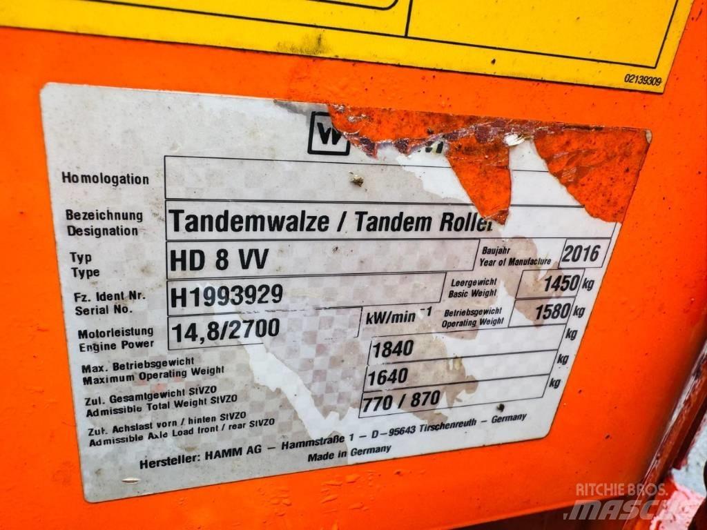 Hamm HD 8 VV Tandem Valser