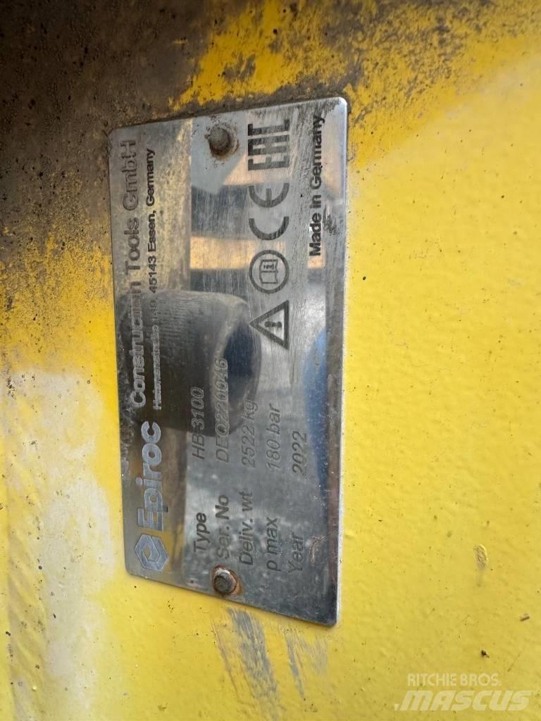 Epiroc HB 3100 Hydrauliske hammere