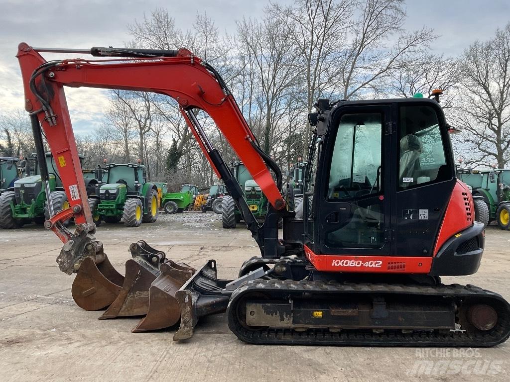 KUBOTA KX080 Midigravere 7 - 12t