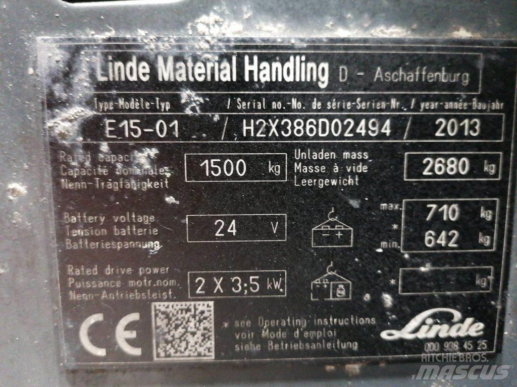 Linde E15-01 Elektriske trucker