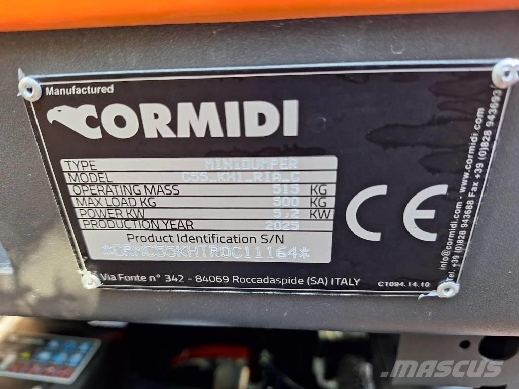 Cormidi C60 and C55 Beltedumpere