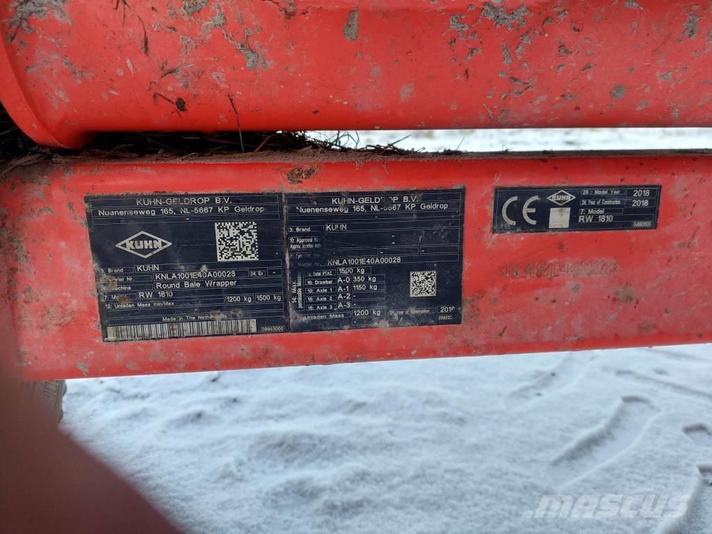 Kuhn RW 1810 3D Rundballepakker