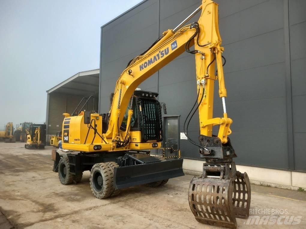 Komatsu PW148-10 Hjulgravere