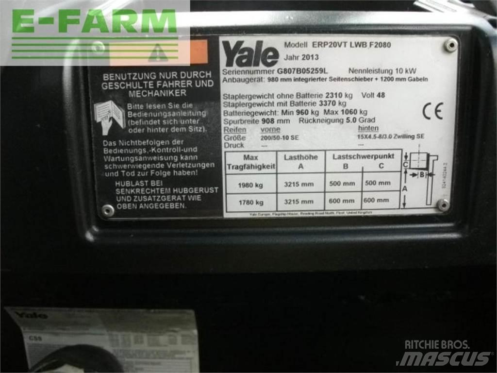 Yale erp 20 vt lwb Gaffeltrucker - Annet