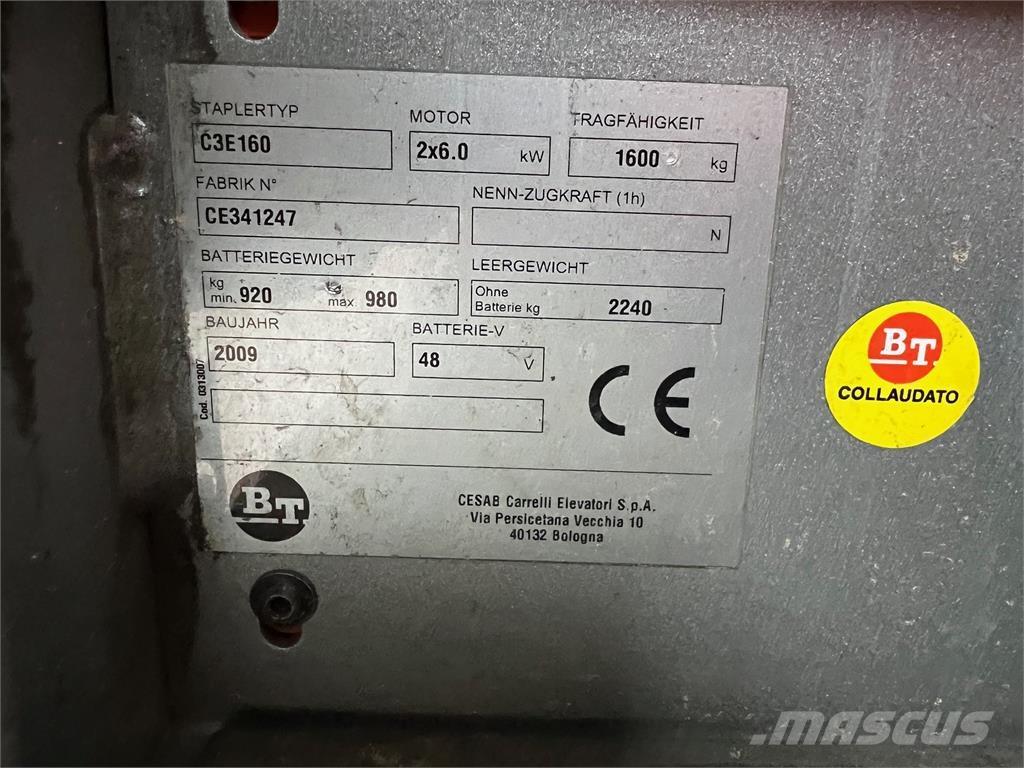 BT C3E160 Elektriske trucker