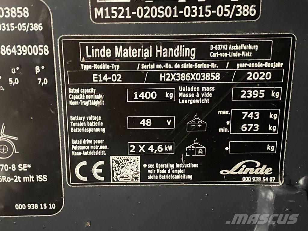 Linde E14-02 Elektriske trucker