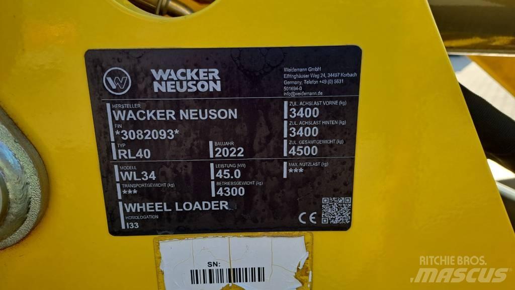 Wacker Neuson WL34 Hjullastere