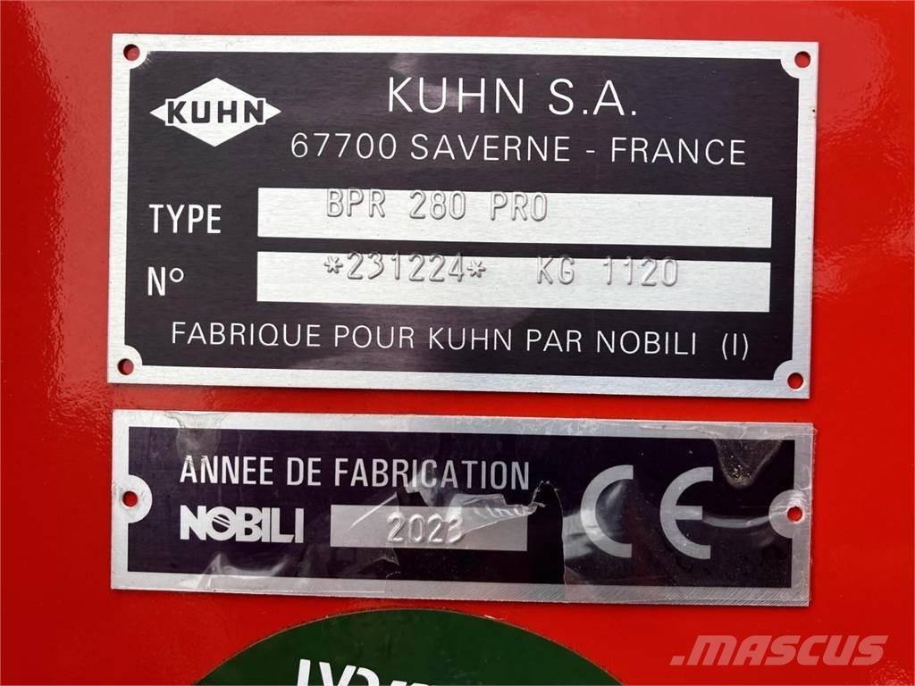 Kuhn BPR 280 Pro Beitepussere og toppkuttere
