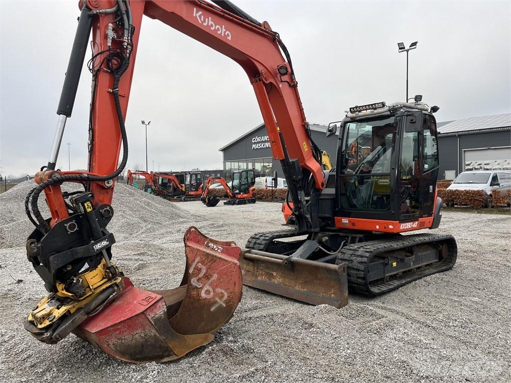 Kubota KX 080-4 Midigravere 7 - 12t