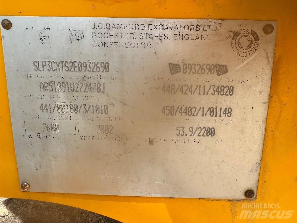 JCB 3 CX Traktorgravere