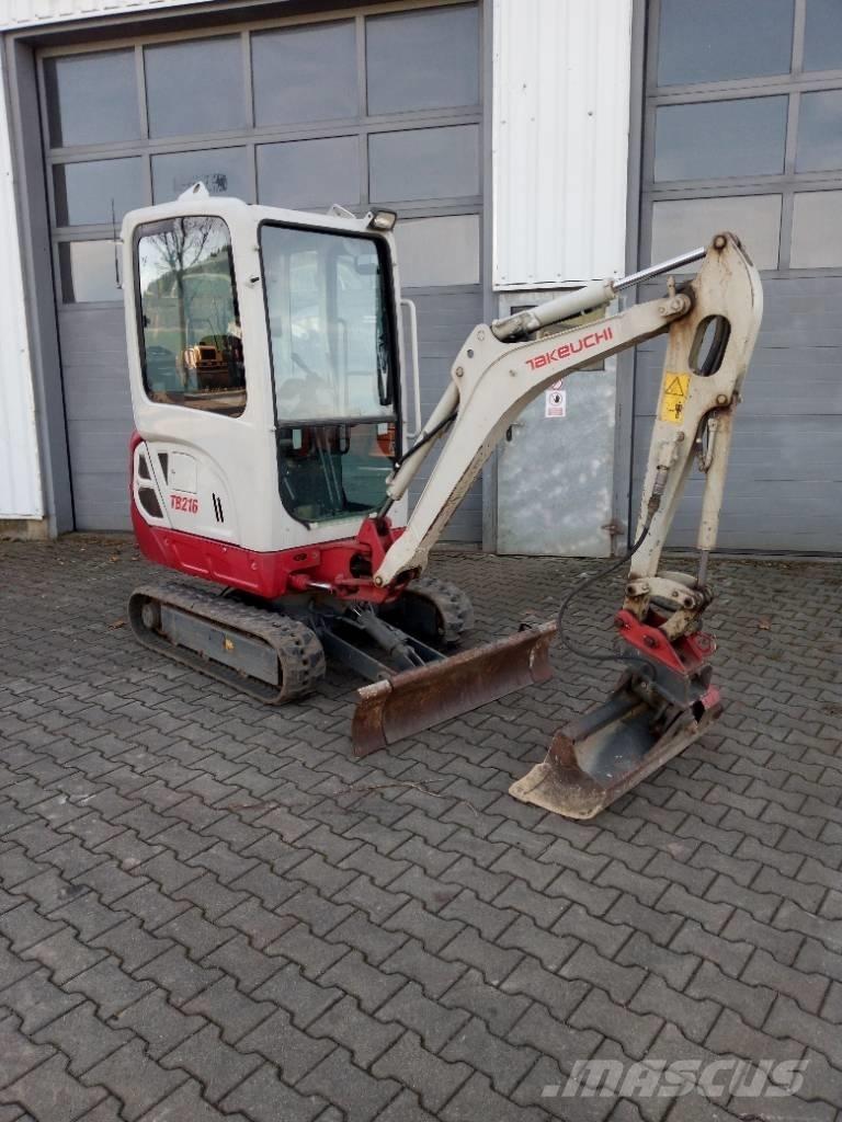 Takeuchi TB 216 Minigravere <7t