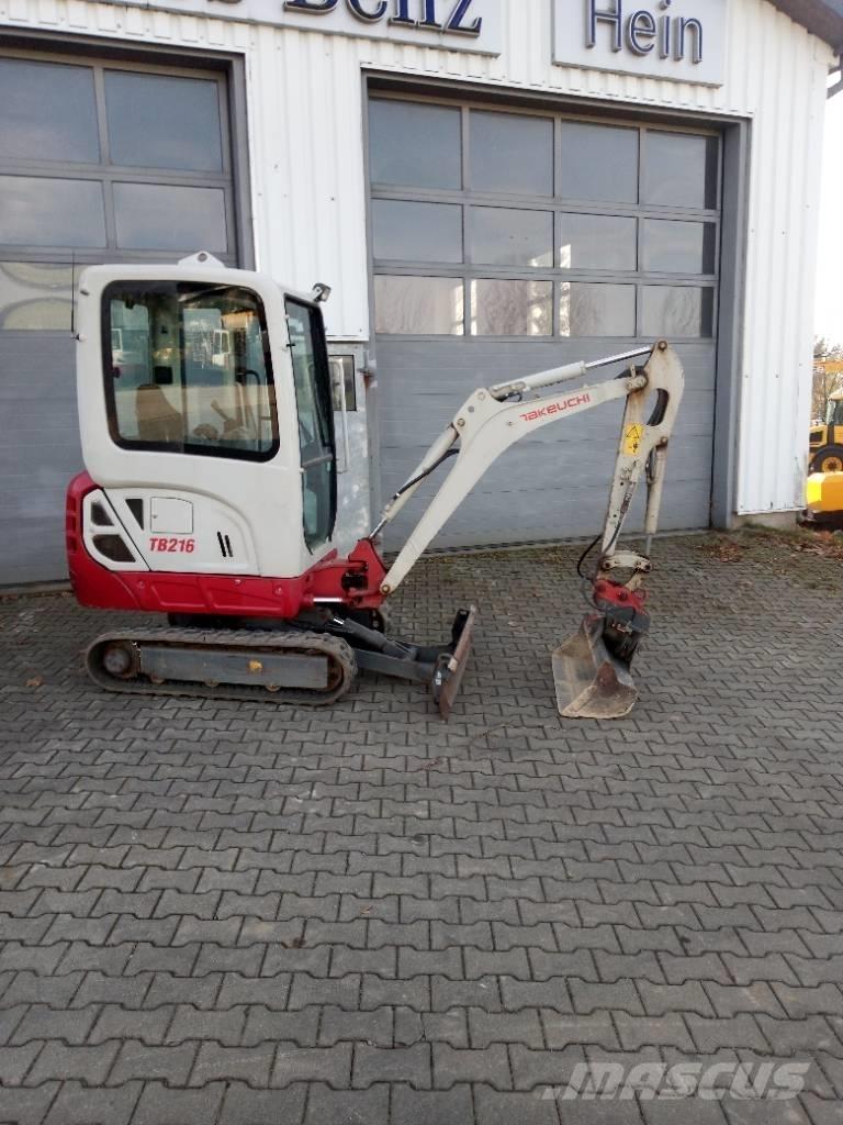 Takeuchi TB 216 Minigravere <7t