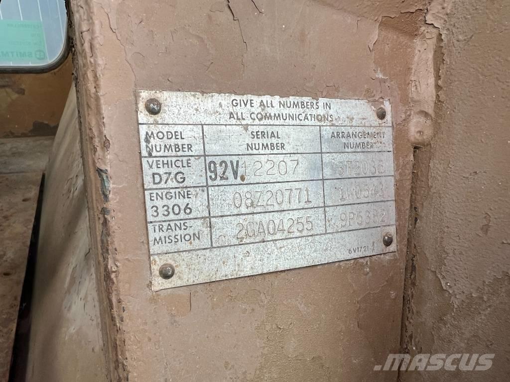 CAT D7G Dozere Beltegående