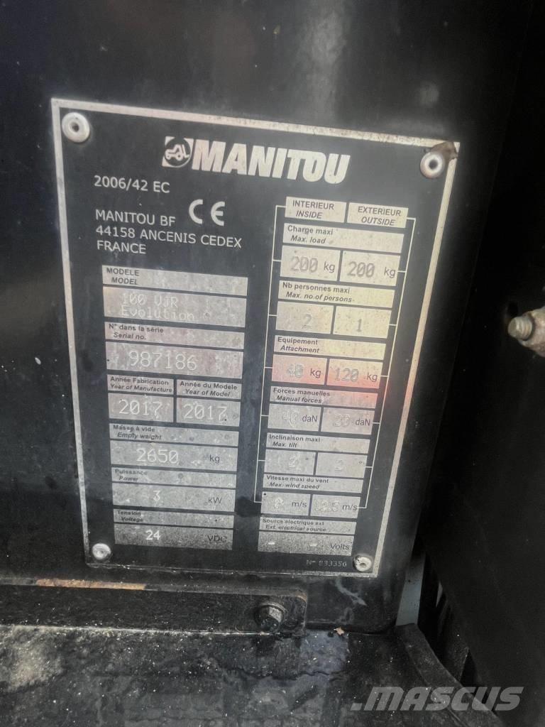 Manitou 100 VJR Personløftere