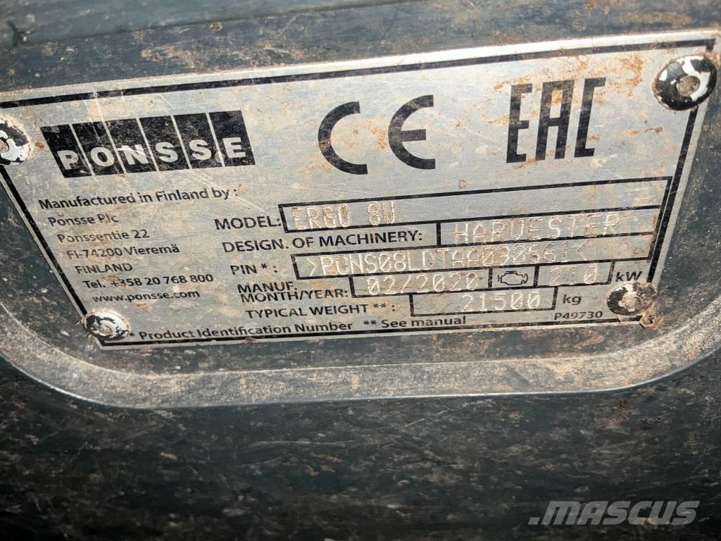 Ponsse ERGO 8W Hogstmaskiner