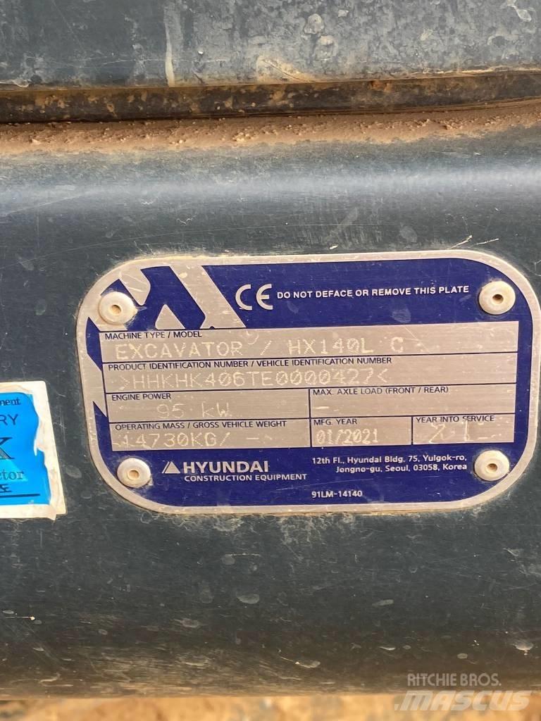 Hyundai HX140LC Beltegraver