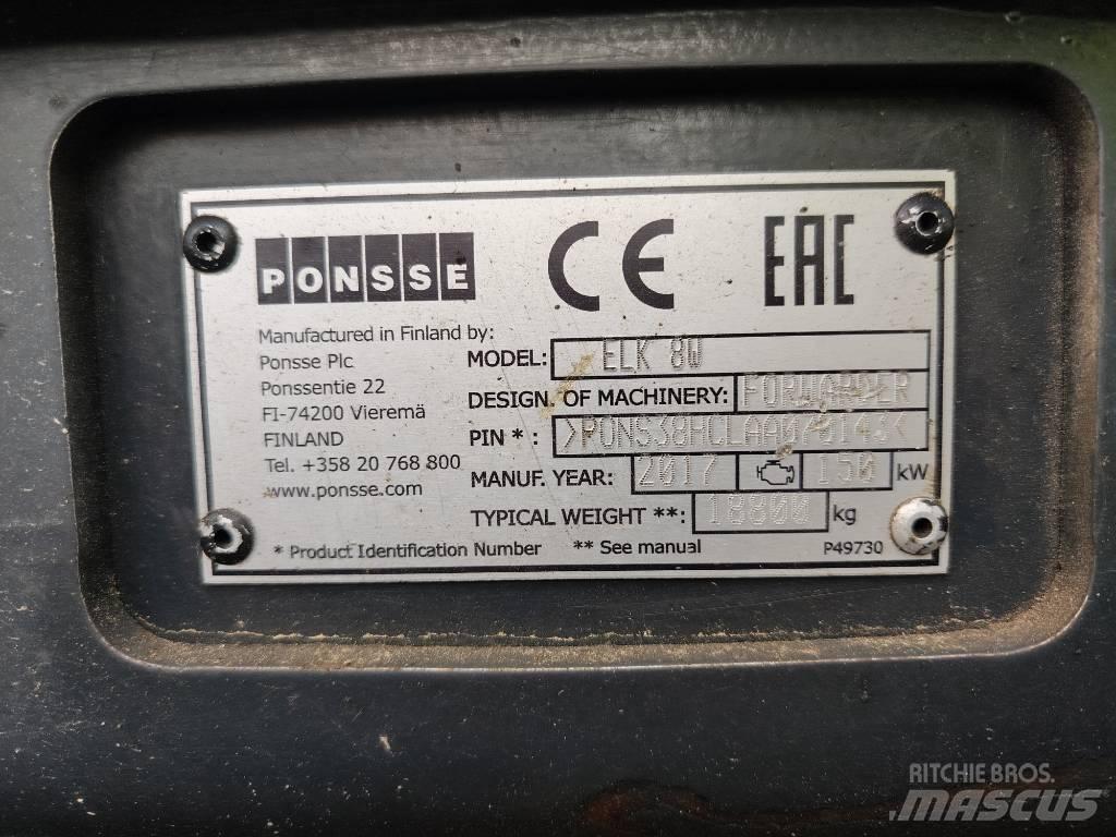Ponsse Elk 8W Lassbærere