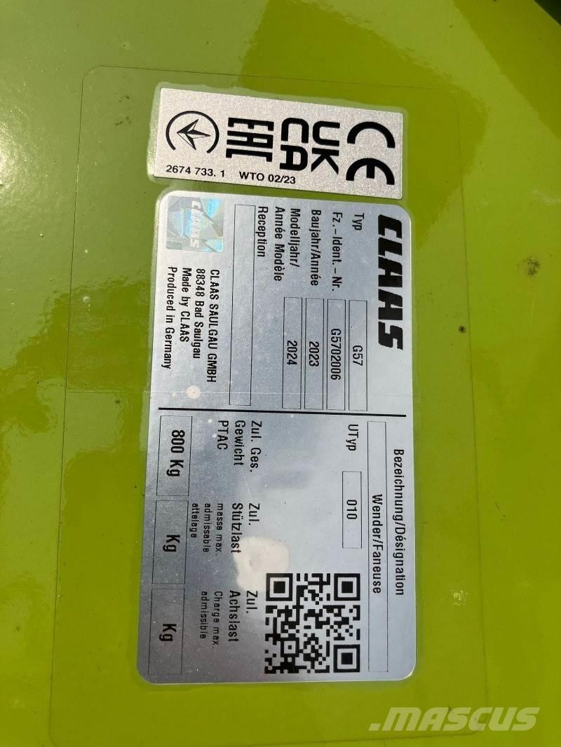 CLAAS Volto 65 Raker og høyvendere